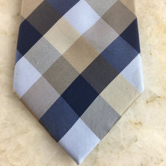 TOMMY HILFIGER SILK PLAID TIE - Picture 2 of 8